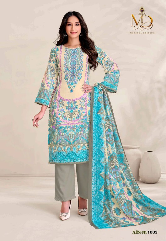 METRIKA DESIGN AFREEN VOL 1 WHOLESALE SOFT COTTON KARACHI STYLE PRINTED DRESS MATERIAL ONLINE