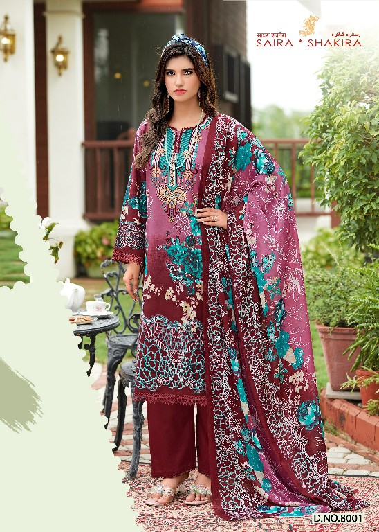 GANESHA SAIRA SHAKIRA VOL 8 WHOLESALE HEAVY COTTON KARACHI STYLE CASUAL WEAR DRESS MATERIAL FOR EXPORT