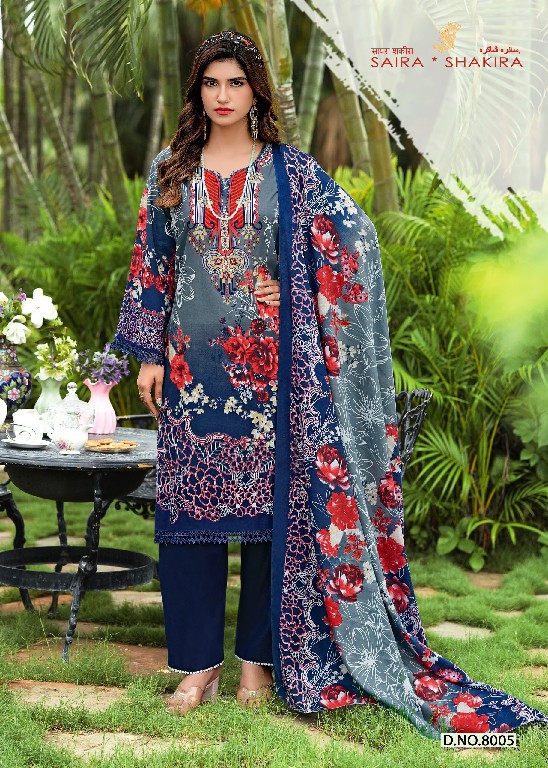 GANESHA SAIRA SHAKIRA VOL 8 WHOLESALE HEAVY COTTON KARACHI STYLE CASUAL WEAR DRESS MATERIAL FOR EXPORT