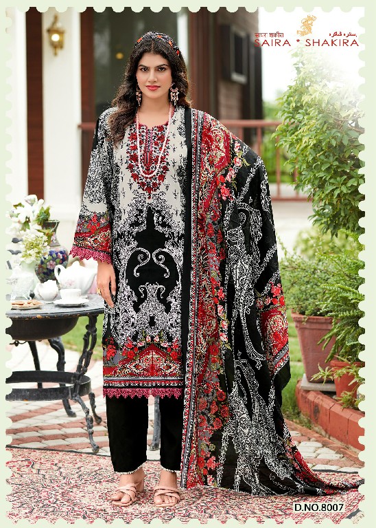 GANESHA SAIRA SHAKIRA VOL 8 WHOLESALE HEAVY COTTON KARACHI STYLE CASUAL WEAR DRESS MATERIAL FOR EXPORT