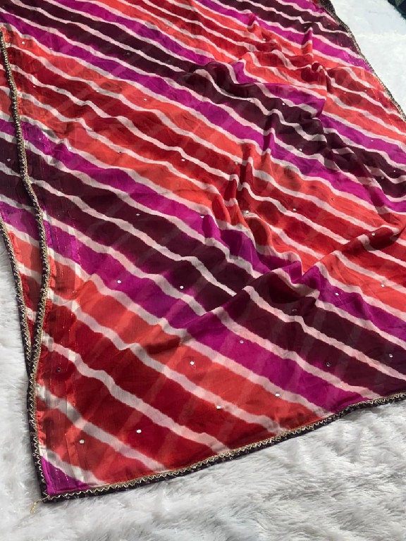 JALNIDHI ANJALI WHOLESALE ALPHINO SATIN LAHERIYA FANCY INDIAN SAREES FOR WOMEN EXPORTER