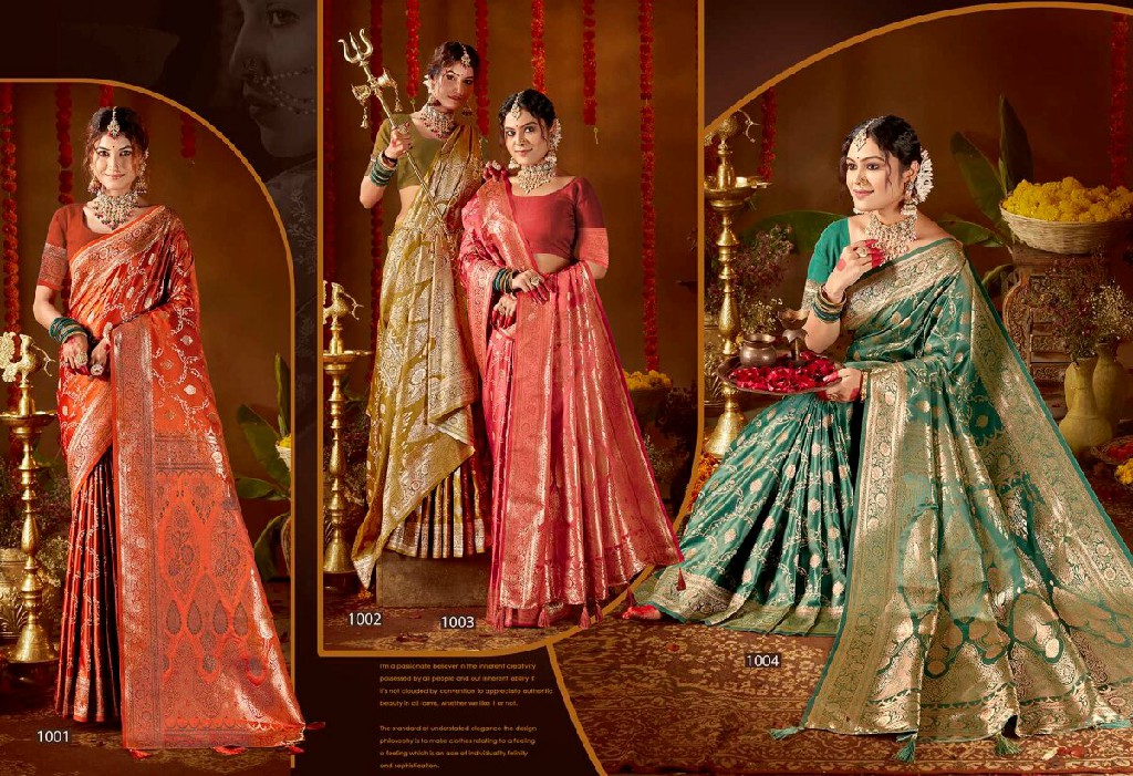 SAROJ CHERRY SILK VOL 3 WHOLESALE PURE SATIN SILK FUNCTION WEAR INDIAN SAREES FOR WOMEN SUPPLIER