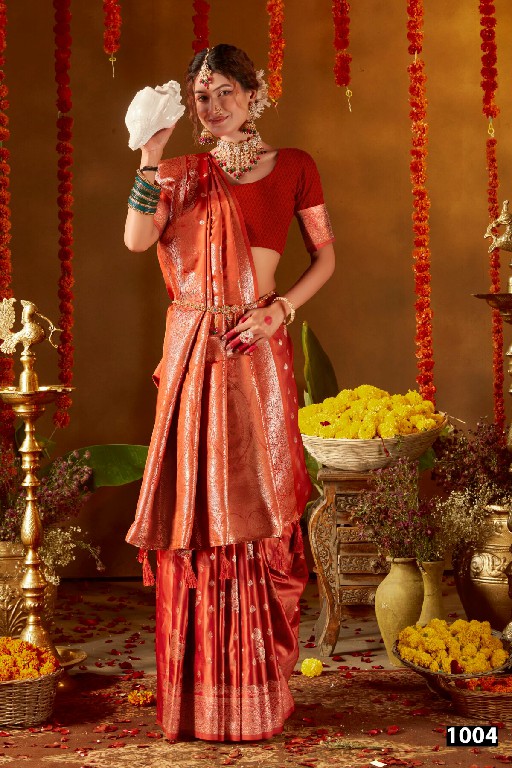 SAROJ CHERRY SILK VOL 4 WHOLESALE PURE SATIN SILK ETHNIC WEAR INDIAN SAREES FOR WOMEN ONLINE