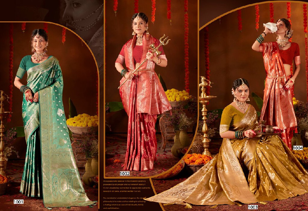 SAROJ CHERRY SILK VOL 4 WHOLESALE PURE SATIN SILK ETHNIC WEAR INDIAN SAREES FOR WOMEN ONLINE