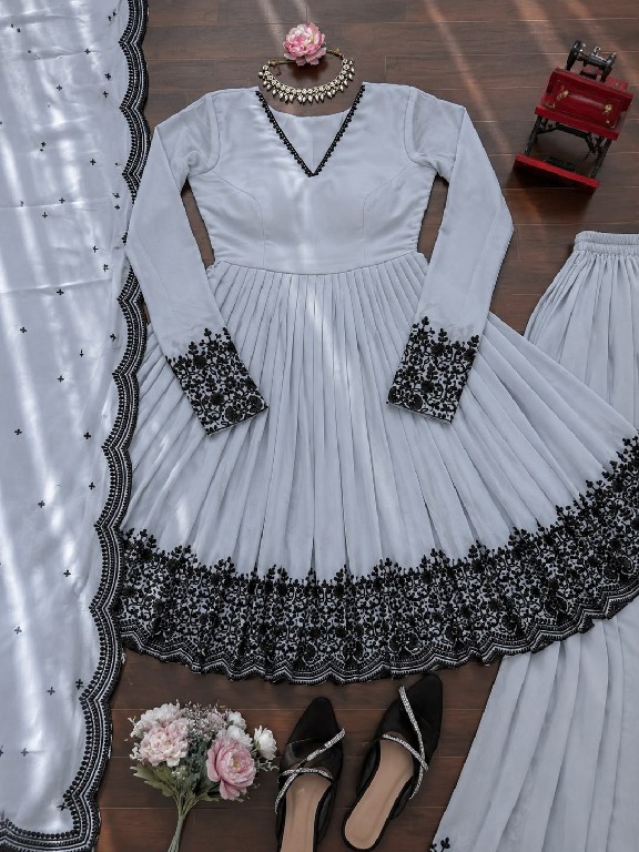 SP SERIES D.NO SP-71 WHOLESALE READYMADE FAUX GEORGETTE PARTY WEAR PLAZZO STYLE 3 PCS SUITS FOR EXPORT