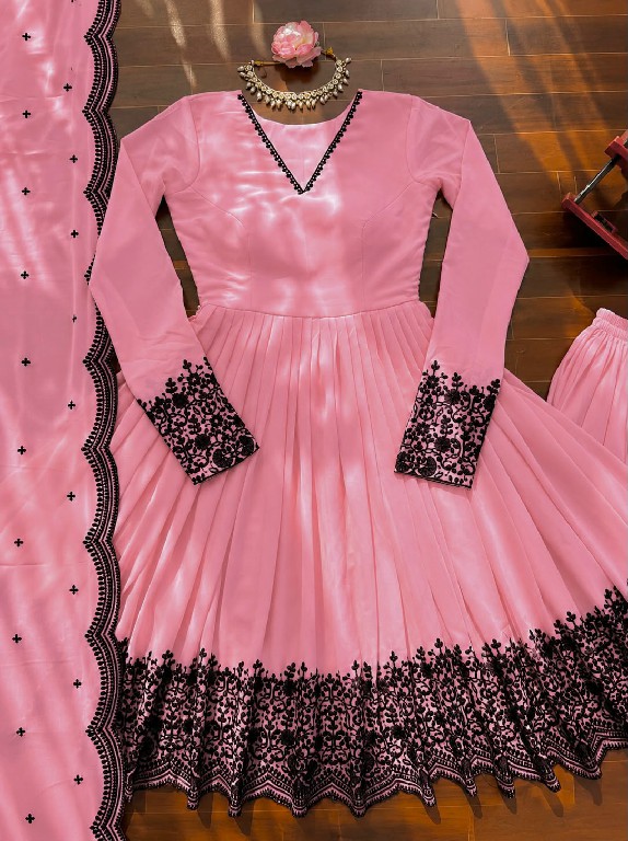 SP SERIES D.NO SP-71 WHOLESALE READYMADE FAUX GEORGETTE PARTY WEAR PLAZZO STYLE 3 PCS SUITS FOR EXPORT