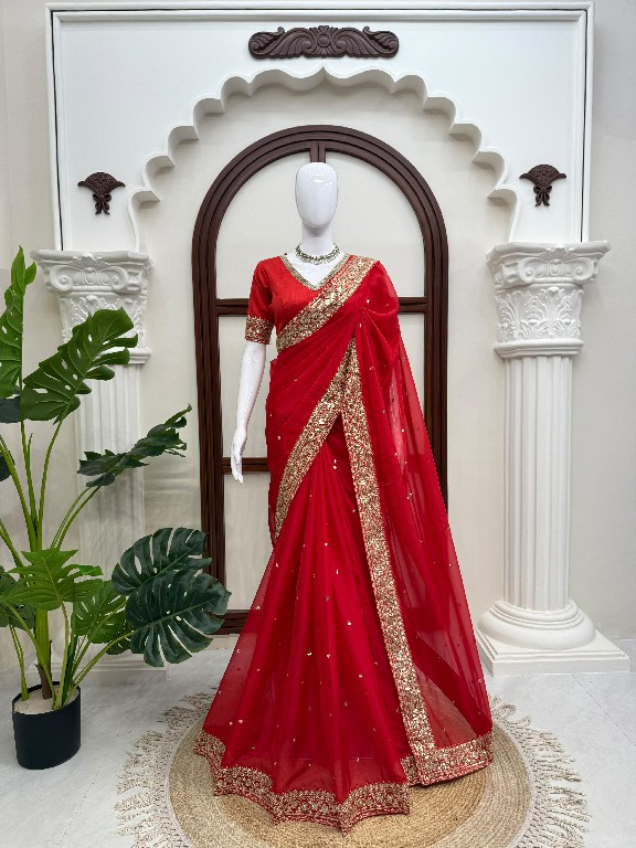 TEXTILEDEAL D.NO KD-638 WHOLESALE TIBBY SILK DESIGNER WEAR SAREES FOR WOMEN ONLINE