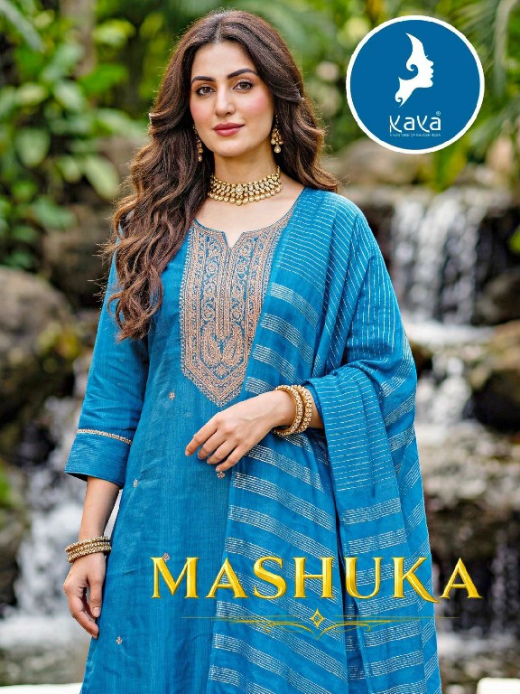 KAYA MASHUKA WHOLESALE READYMADE MILANO SHIMMER GORGEOUS LOOK 3 PCS SUITS FOR EXPORT