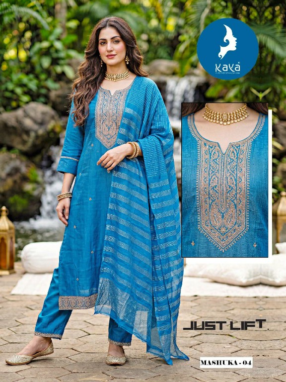 KAYA MASHUKA WHOLESALE READYMADE MILANO SHIMMER GORGEOUS LOOK 3 PCS SUITS FOR EXPORT
