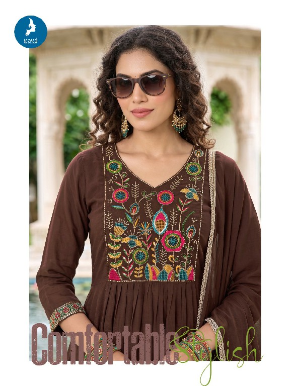 KAYA PEARS WHOLESALE READYMADE MULL CHANDERI ANARKALI CONCEPT 3 PCS SUITS ONLINE