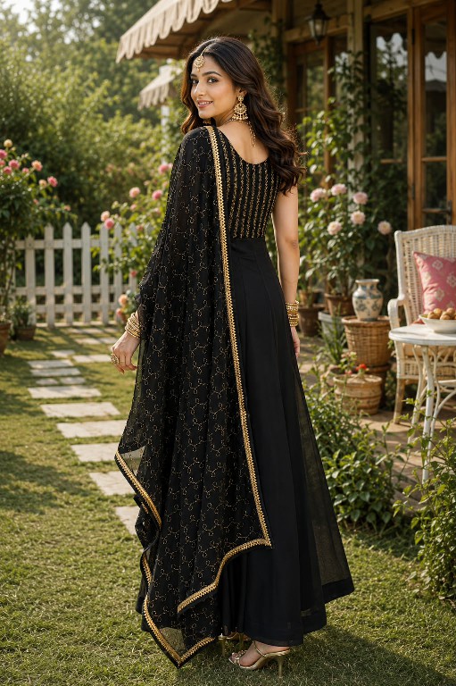 MRUDANGI FARIDA WHOLESALE READYMADE REAL GEORGETTE PARTY WEAR GOWN WITH DUPATTA ONLINE