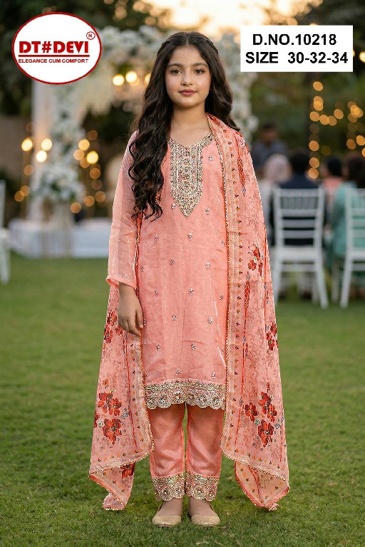 DT DEVI VISHA VOL 4 WHOLESALE READYMADE FENDY SILK AMAZING 3 PCS COMBO SET SUITS FOR KIDS ONLINE