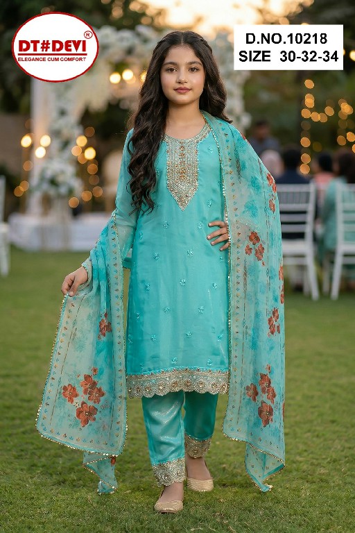 DT DEVI VISHA VOL 4 WHOLESALE READYMADE FENDY SILK AMAZING 3 PCS COMBO SET SUITS FOR KIDS ONLINE