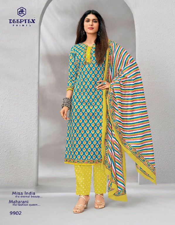 DEEPTEX MISS INDIA VOL 99 WHOLESALE READYMADE COTTON PRINTED DAILY WEAR 3 PCS SUITS EXPORTER