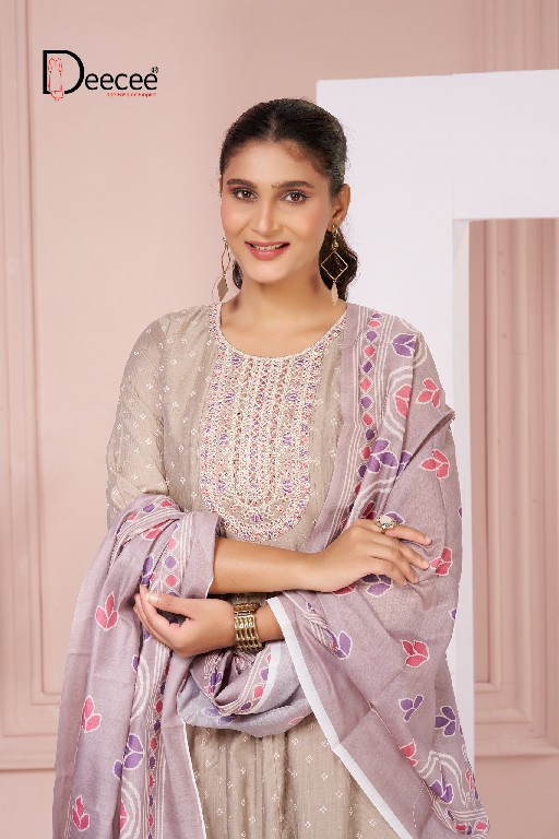DEE CEE BOBBY WHOLESALE READYMADE PREMIUM SILK ELEGANT KALI STYLE FLARED PATTERN BIG SIZE 3 PCS SITS FOR EXPORT