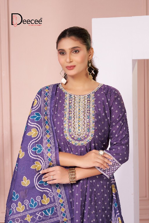 DEE CEE BOBBY WHOLESALE READYMADE PREMIUM SILK ELEGANT KALI STYLE FLARED PATTERN BIG SIZE 3 PCS SITS FOR EXPORT