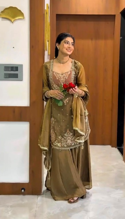 TEXTILEDEAL D.NO 6065 WHOLESALE READYMADE SIMMER PARTY WEAR 3 PCS SUITS EXPORTER