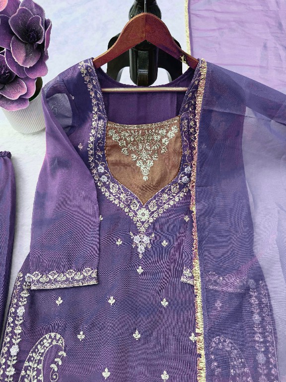 TEXTILEDEAL D.NO 6065 WHOLESALE READYMADE SIMMER PARTY WEAR 3 PCS SUITS EXPORTER