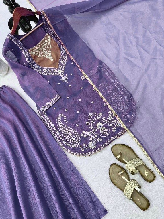 TEXTILEDEAL D.NO 6065 WHOLESALE READYMADE SIMMER PARTY WEAR 3 PCS SUITS EXPORTER