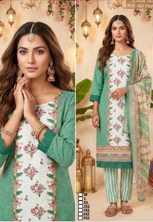 SAHIL PRINTS PRESENT READYMADE SLUB COTTON WITH LACE WORK 3 PCS COMBO SET SUITS SUPPLIER