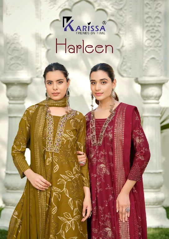 KARISSA HARLEEN WHOLESALE READYMADE HEAVY VATICAN CLASSY FABULOUS STYLE 3 PCS SUITS EXPORTER