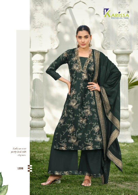 KARISSA HARLEEN WHOLESALE READYMADE HEAVY VATICAN CLASSY FABULOUS STYLE 3 PCS SUITS EXPORTER