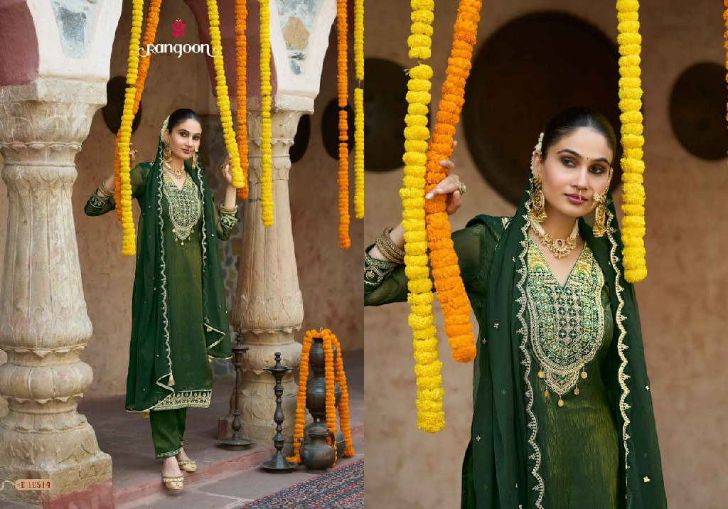 RANGOON GOLD COIN WHOLESALE READYMADE DIAMOND SILK FANCY WORK TRENDING 3 PCS SUITS SUPPLIER