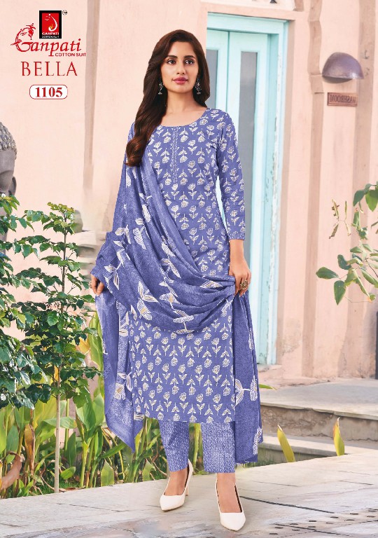 GANPATI BELLA VOL 11 WHOLESALE COTTON PRINTED DAILY WEAR DRESS MATERIAL ONLINE