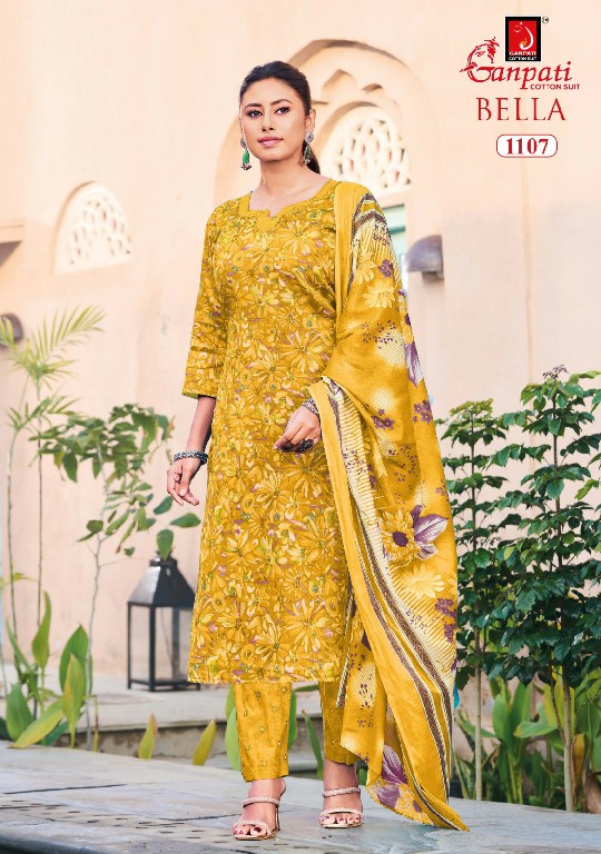 GANPATI BELLA VOL 11 WHOLESALE COTTON PRINTED DAILY WEAR DRESS MATERIAL ONLINE