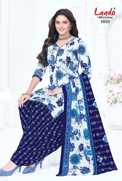 LAADO NADIYA PATIYALA VOL 18 WHOLESALE COTTON PRINTED EVERY DAY WEAR DRESS MATERIAL FOR EXPPRT
