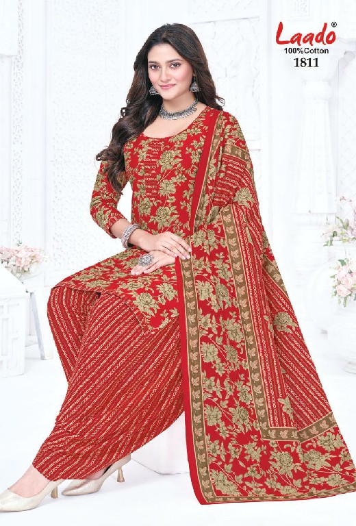 LAADO NADIYA PATIYALA VOL 18 WHOLESALE COTTON PRINTED EVERY DAY WEAR DRESS MATERIAL FOR EXPPRT