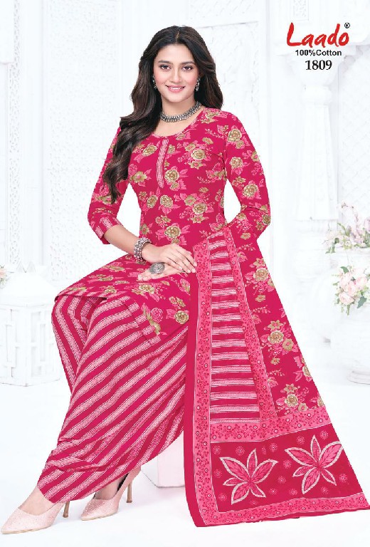 LAADO NADIYA PATIYALA VOL 18 WHOLESALE COTTON PRINTED EVERY DAY WEAR DRESS MATERIAL FOR EXPPRT