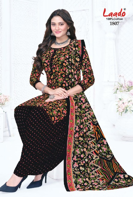 LAADO NADIYA PATIYALA VOL 18 WHOLESALE COTTON PRINTED EVERY DAY WEAR DRESS MATERIAL FOR EXPPRT