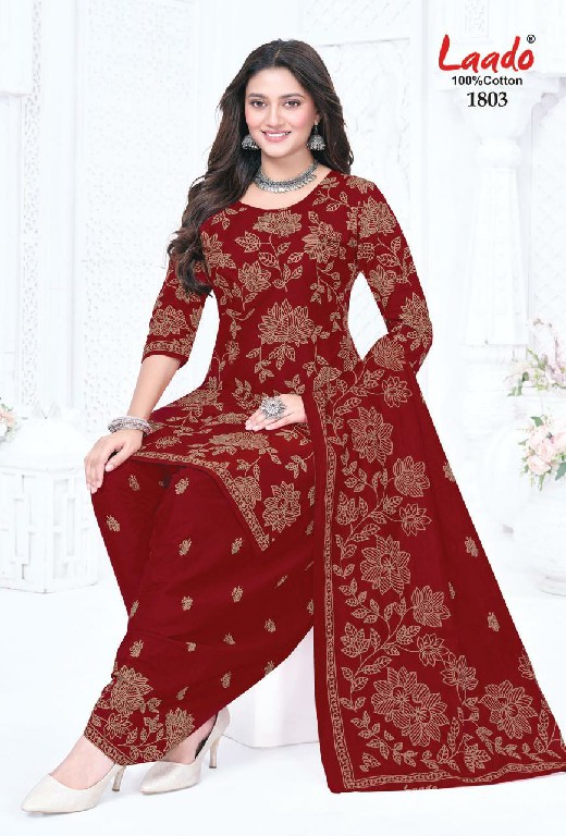 LAADO NADIYA PATIYALA VOL 18 WHOLESALE COTTON PRINTED EVERY DAY WEAR DRESS MATERIAL FOR EXPPRT