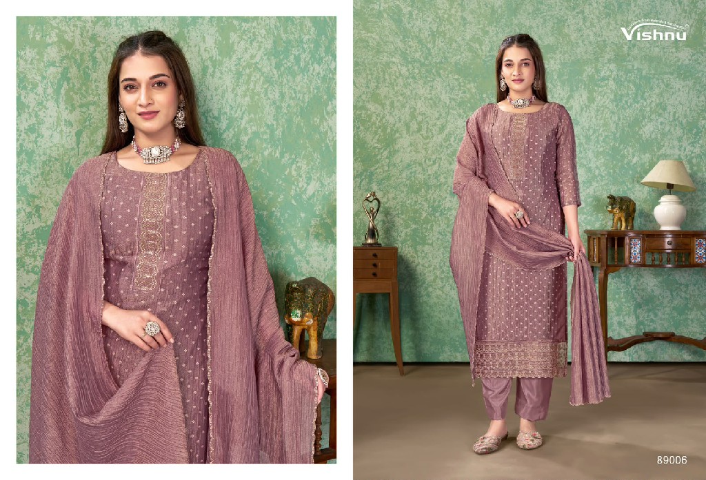 VISHNU FARAH WHOLESALE SALSA BUTTI FASHIONABLE UNSTITCH SALWAR SUITS EXPORTER