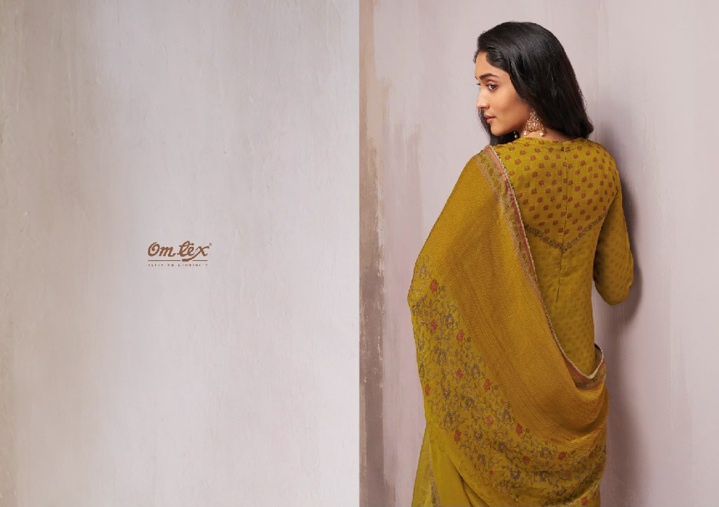 OMTEX SVEVA WHOLESALE ORGANZA TWILL CLASSIC UNSTITCH SALWAR SUITS SUPPLIER