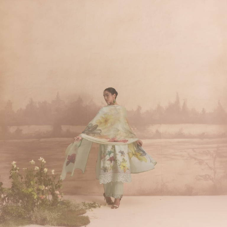 KIMORA SOHNI SANDALWOOD WHOLESALE PURE MUSLIN ELEGANT DESIGN UNSTITCH SALWAR SUITS EXPORTER