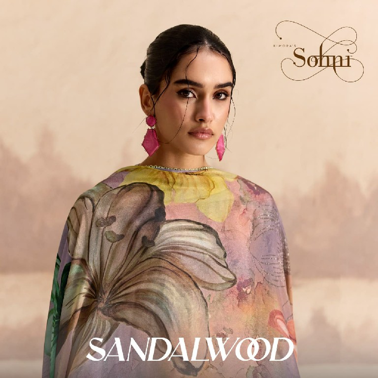 KIMORA SOHNI SANDALWOOD WHOLESALE PURE MUSLIN ELEGANT DESIGN UNSTITCH SALWAR SUITS EXPORTER