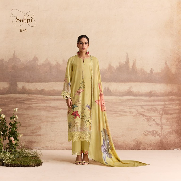 KIMORA SOHNI SANDALWOOD WHOLESALE PURE MUSLIN ELEGANT DESIGN UNSTITCH SALWAR SUITS EXPORTER