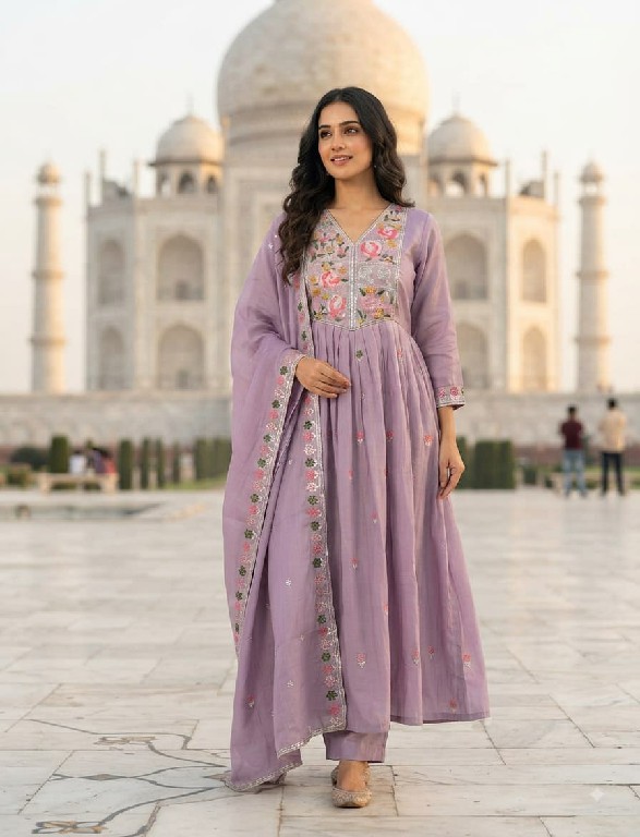 J4U D.NO 3728 WHOLESALE READYMADE MUL CHANDERI ELEGANCE BIG SIZE 3 PCS COMBO SET SUITS FOR EXPORT