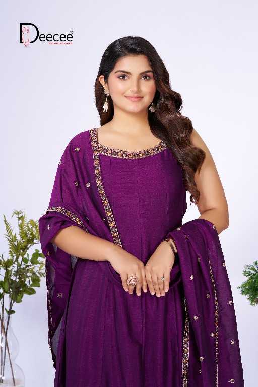 DEE CEE AANCHI WHOLESALE READYMADE VICHITRA SILK CLASSIC MODERN LOOK 3 PCS SUITS SUPPLIER
