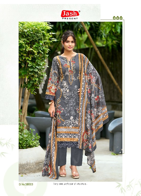 JASH ELLIZA VOL 58 WHOLESALE PURE COTTON PRINTED PAKISTANI CASUAL WEAR DRESS MATERIAL ONLINE