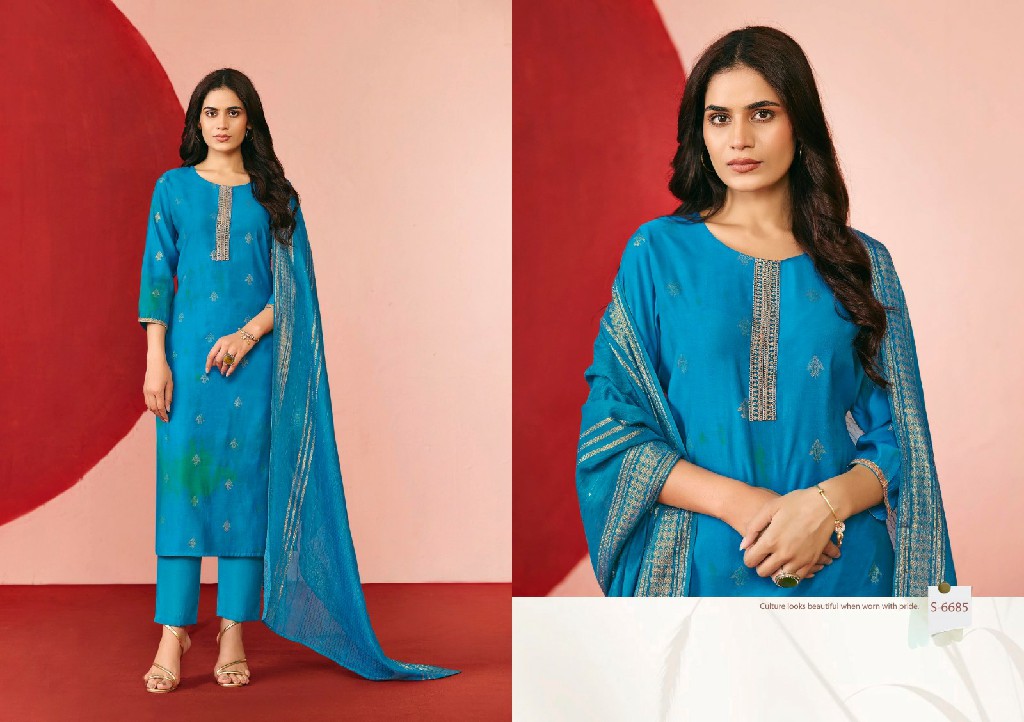 SBS BY SUBHASH AASMA WHOLESALE READYMADE ROMAN SILK CLASSIC FANCY 3 PCS SUITS EXPORTER