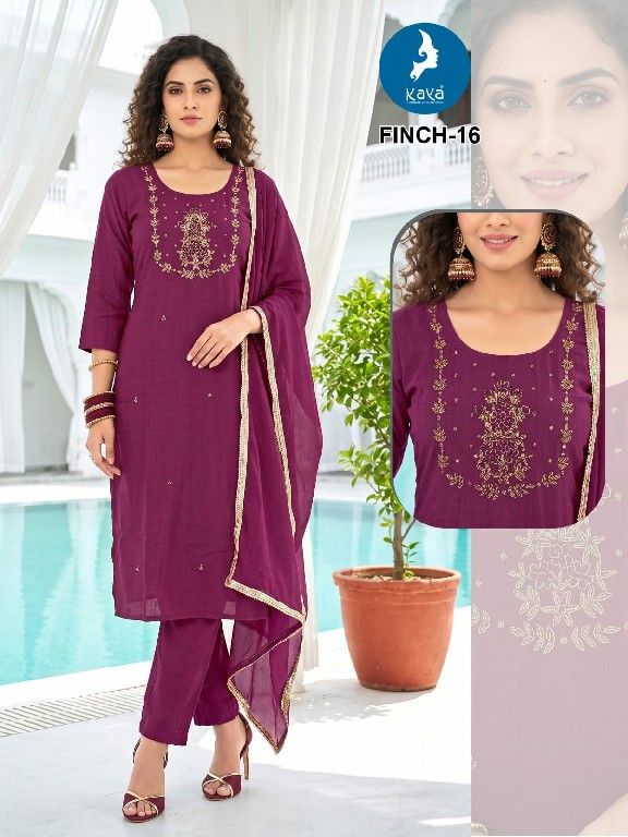 KAYA FINCH WHOLESALE READYMADE CORAL SILK BIG SIZE AMAZING 3 PCS COMBO SET SUITS SUPPLIER