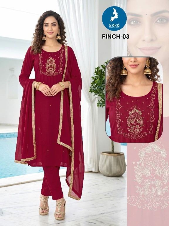 KAYA FINCH WHOLESALE READYMADE CORAL SILK BIG SIZE AMAZING 3 PCS COMBO SET SUITS SUPPLIER
