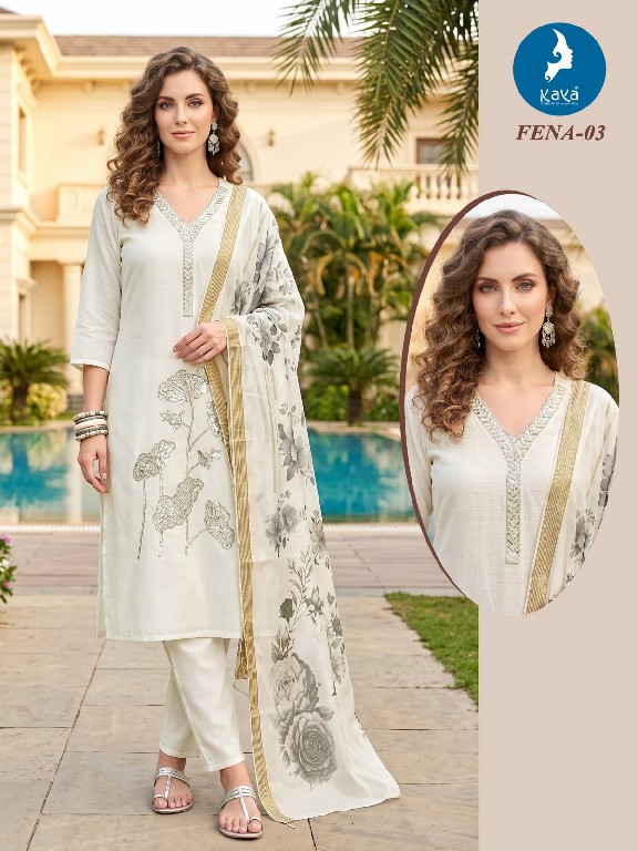 KAYA FENA WHOLESALE READYMADE VERTICAN SILK BIG SIZE FASHIONABLE 3 PCS COMBO SET SUITS EXPORTER