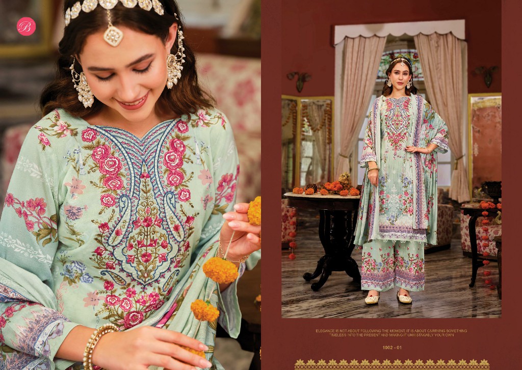 BELLIZA DILKHUSH VOL 5 WHOLESALE VISCOSE RAYON EXCLUSIVE DESIGN UNSTITCH SALWAR SUITS EXPORTER