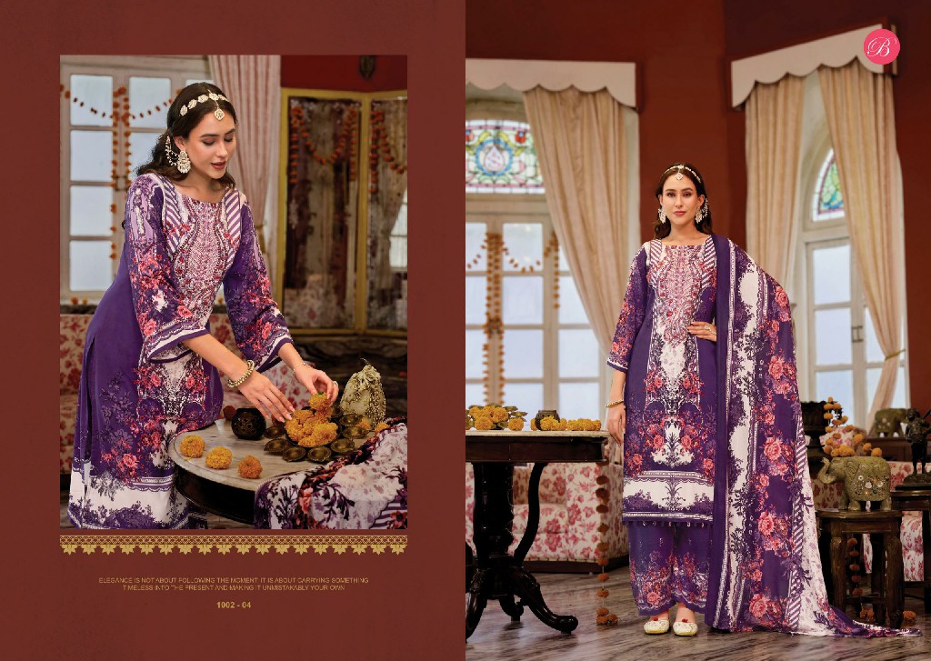 BELLIZA DILKHUSH VOL 5 WHOLESALE VISCOSE RAYON EXCLUSIVE DESIGN UNSTITCH SALWAR SUITS EXPORTER