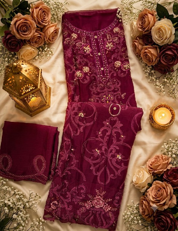 SHREE FABS D.NO 5638 WHOLESALE CHIFFON PAKISTANI HIT DESIGN UNSTITCH SALWAR SUITS EXPORTER