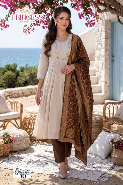PRINCESS CREATION JUMBO QUEENS TOWN 3 PCS CAAB WHOLESALE READYMADE MAL CHANDERI BIG SIZE PRETTY LOOK 3 PCS SUITS SUPPLIER